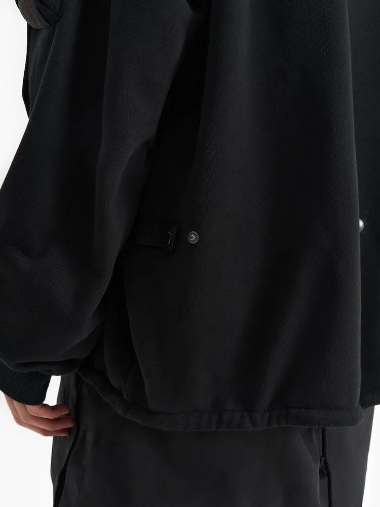 ALPHA X JIYONGKIM SUN BLEACHED FISHTAIL HOODIE