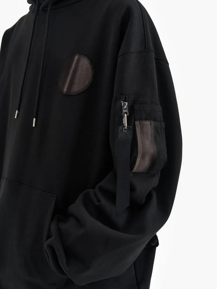 ALPHA X JIYONGKIM SUN BLEACHED FISHTAIL HOODIE
