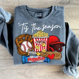 Baseball Season T-Shirt or Sweatshirt Perfect for Game Days and Casual Wear .
