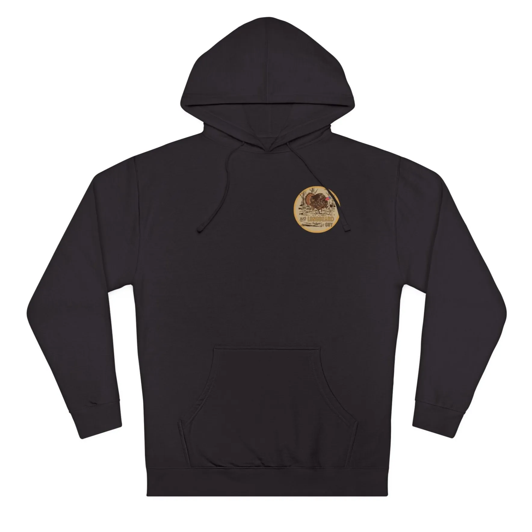Big Longbeard Guy Badge Hoodie