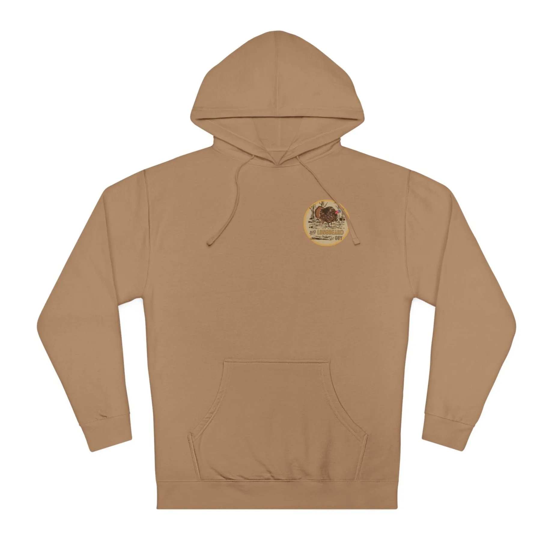 Big Longbeard Guy Badge Hoodie