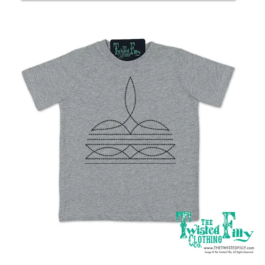 Boot Stitch - S/S Youth Tee - Assorted Colors