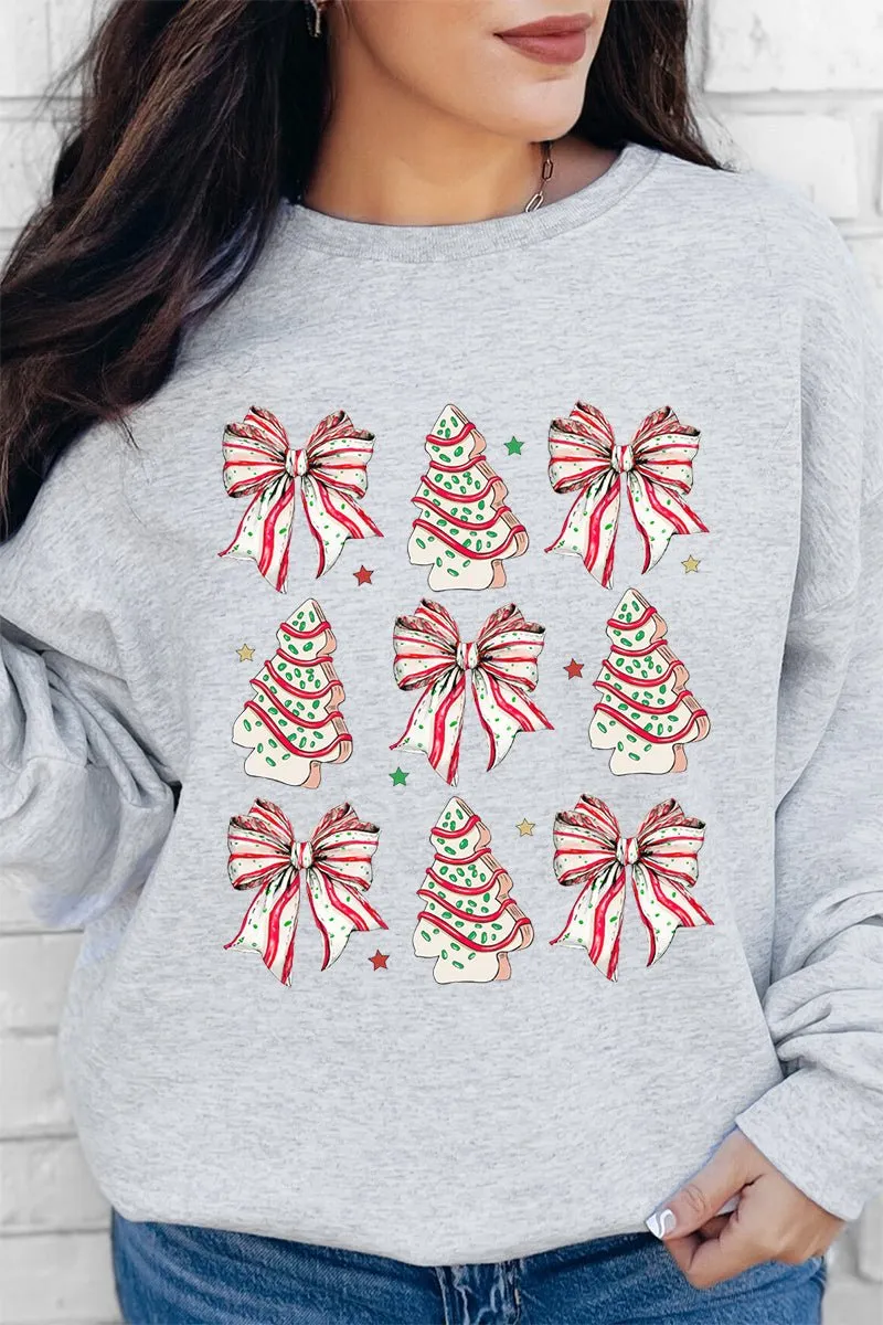 Cakes And Bows Christmas Unisex NuBlend Crew Sweatshirt