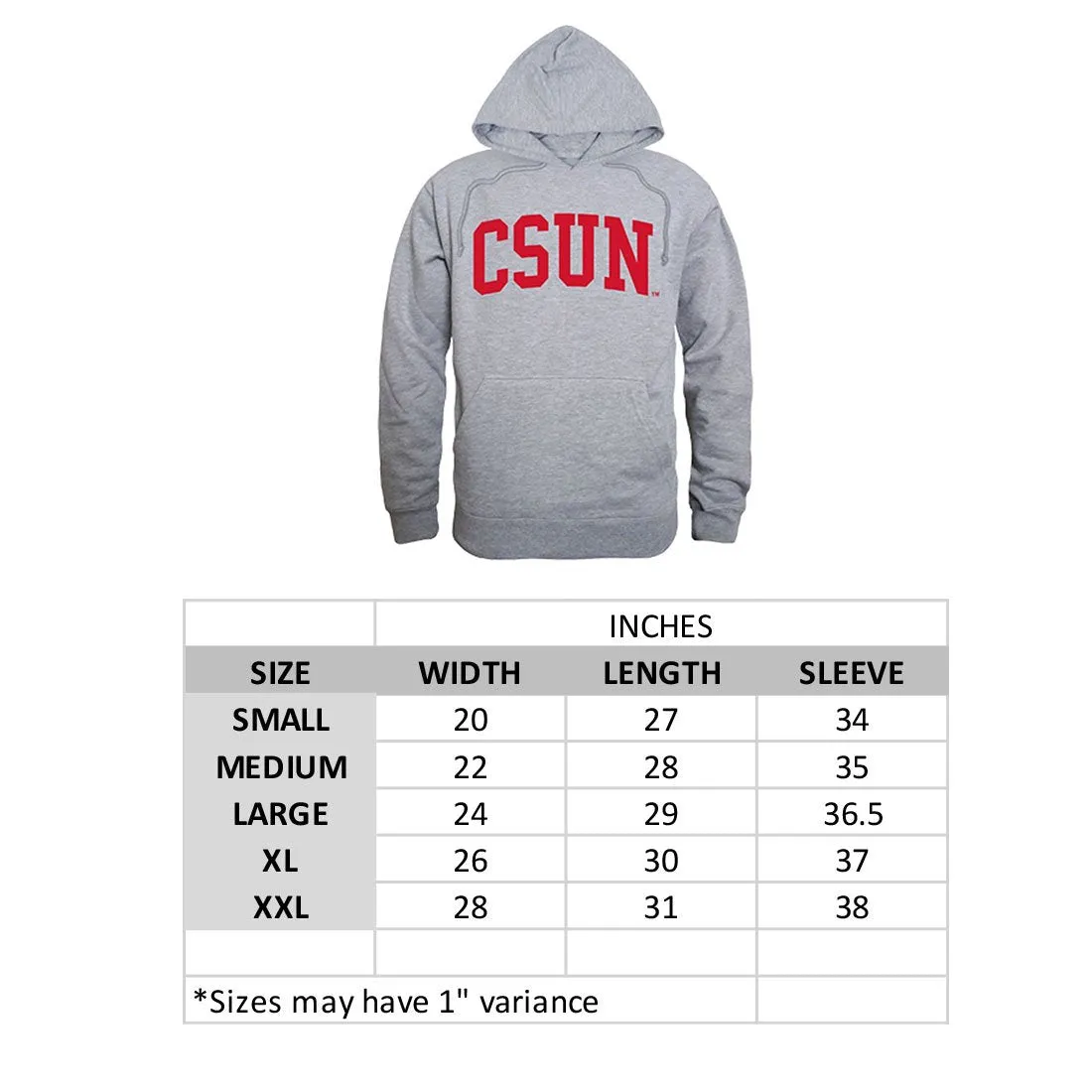 Cumberland University Game Day Hoodie Sweatshirt Heather Grey