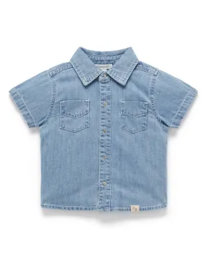Denim Over Shirt