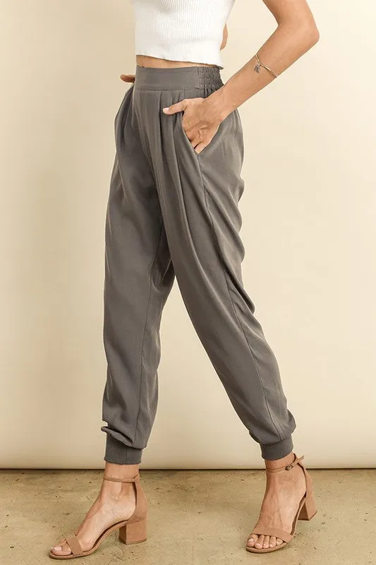 Elegant Fashion Grey Casual Pants