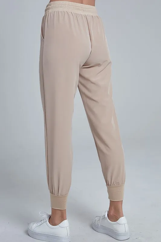 Elegant Light Beige Jagger Pants