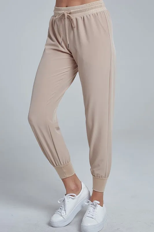 Elegant Light Beige Jagger Pants