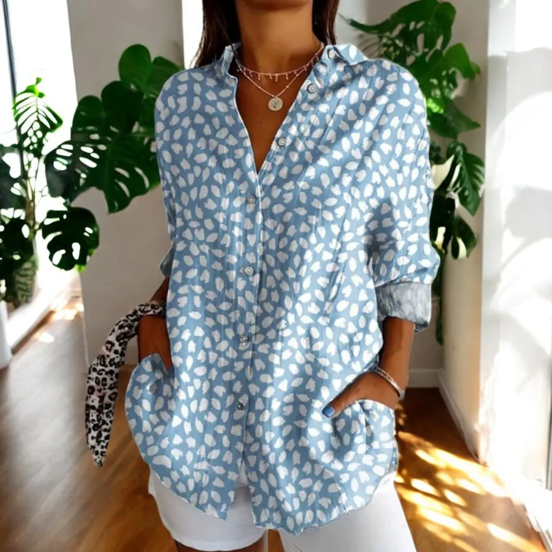Fashion Canberra I Elmira Long Sleeve Button Up Vintage Floral Shirt