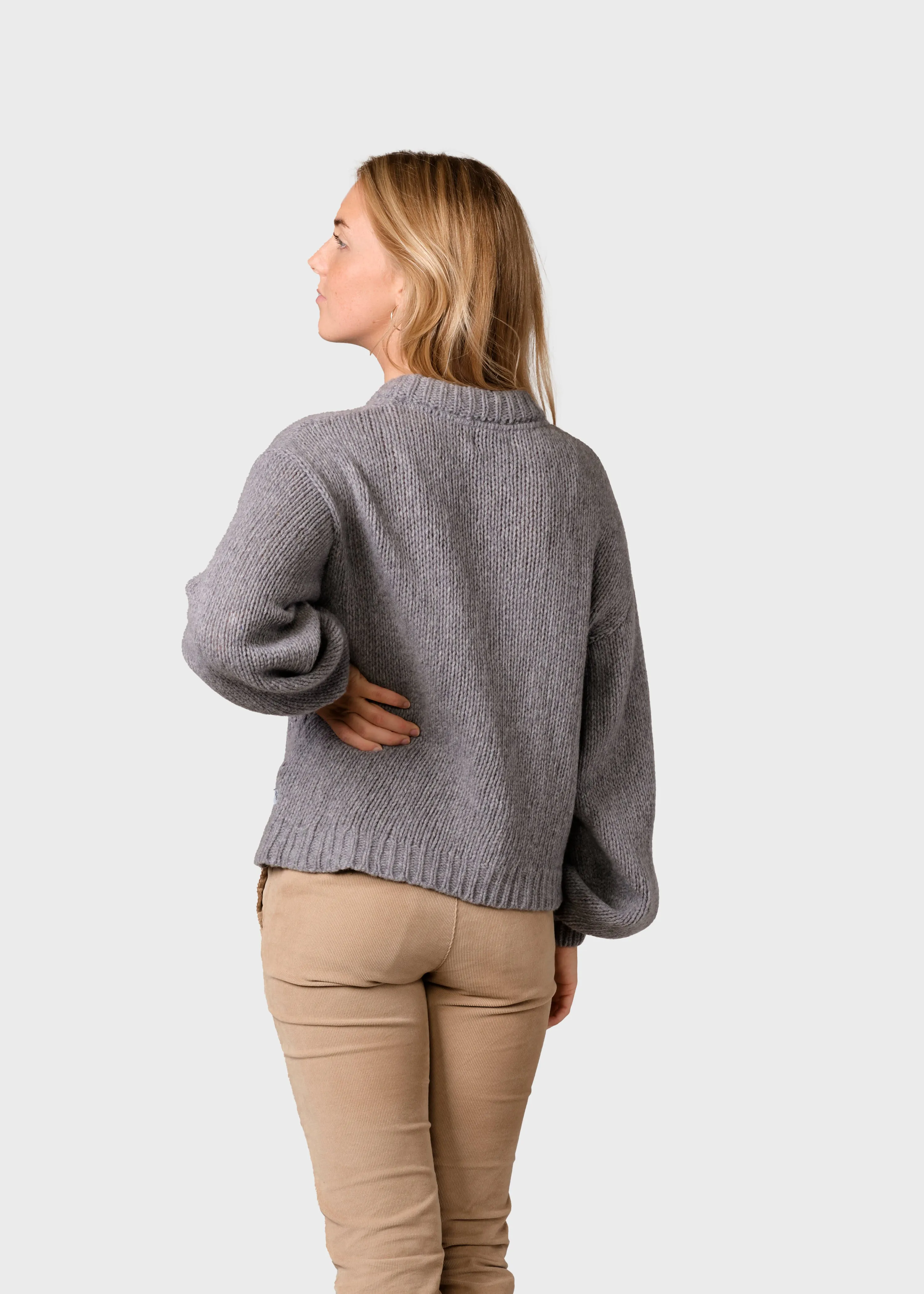Fie knit - Light grey