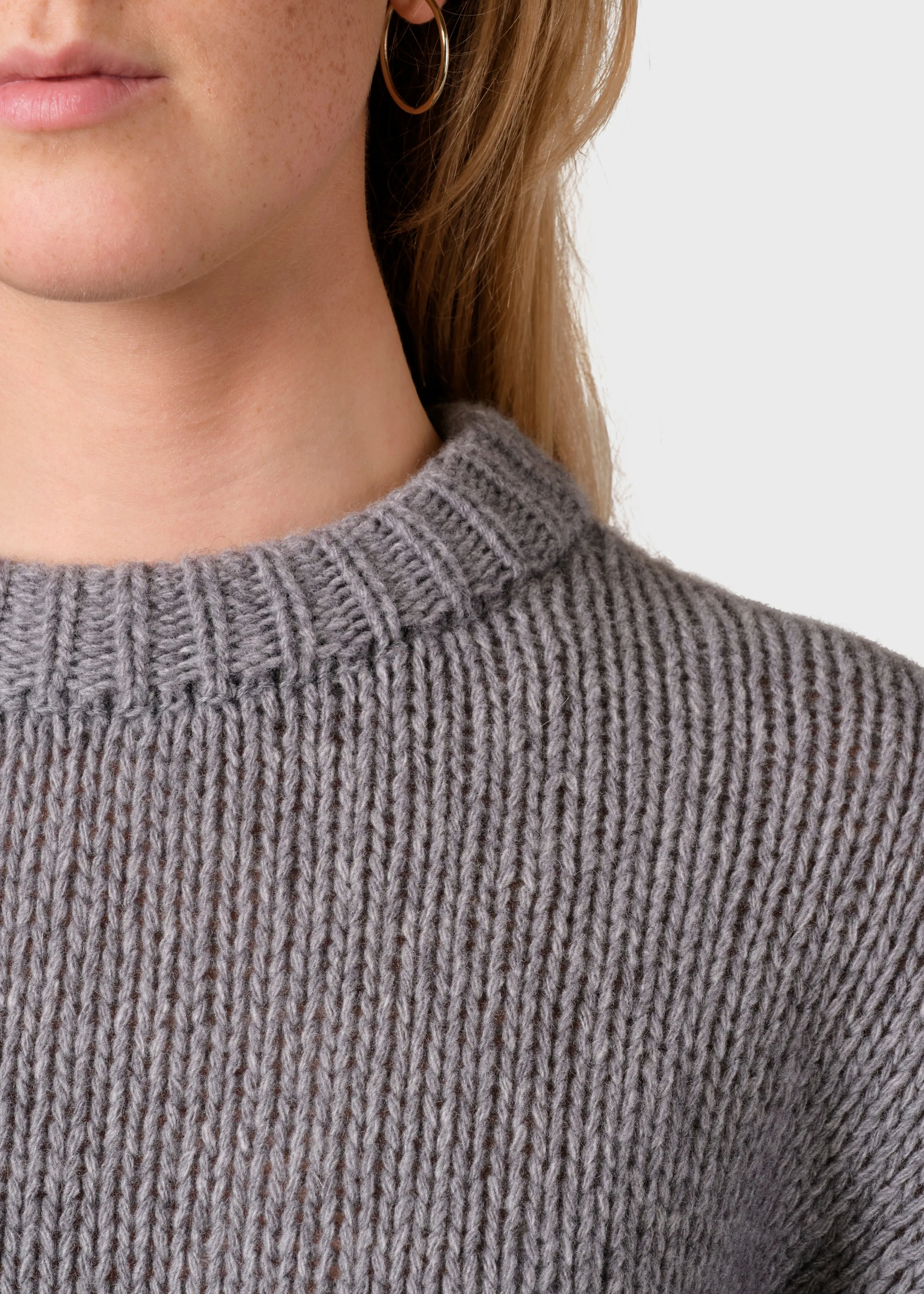 Fie knit - Light grey