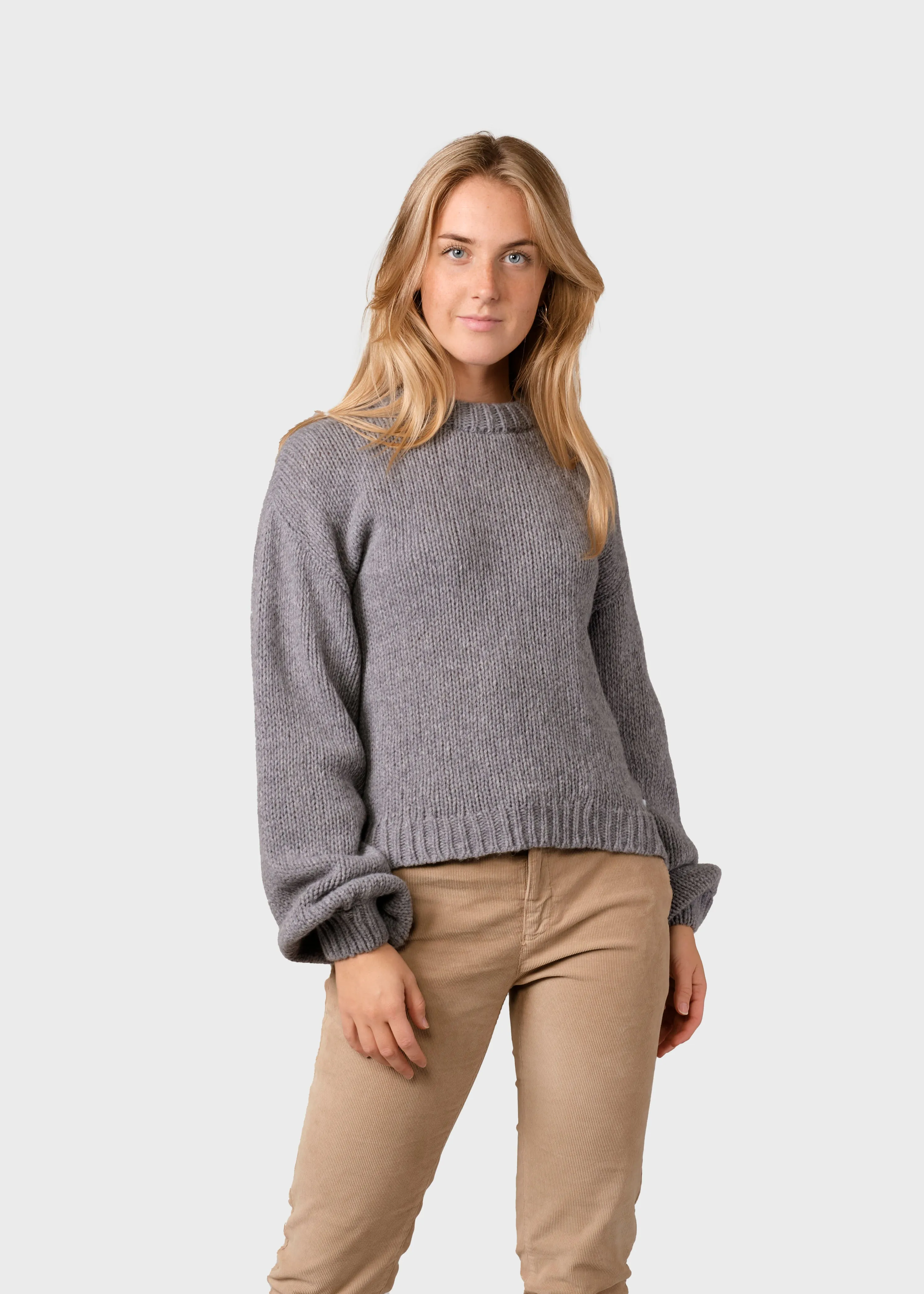 Fie knit - Light grey