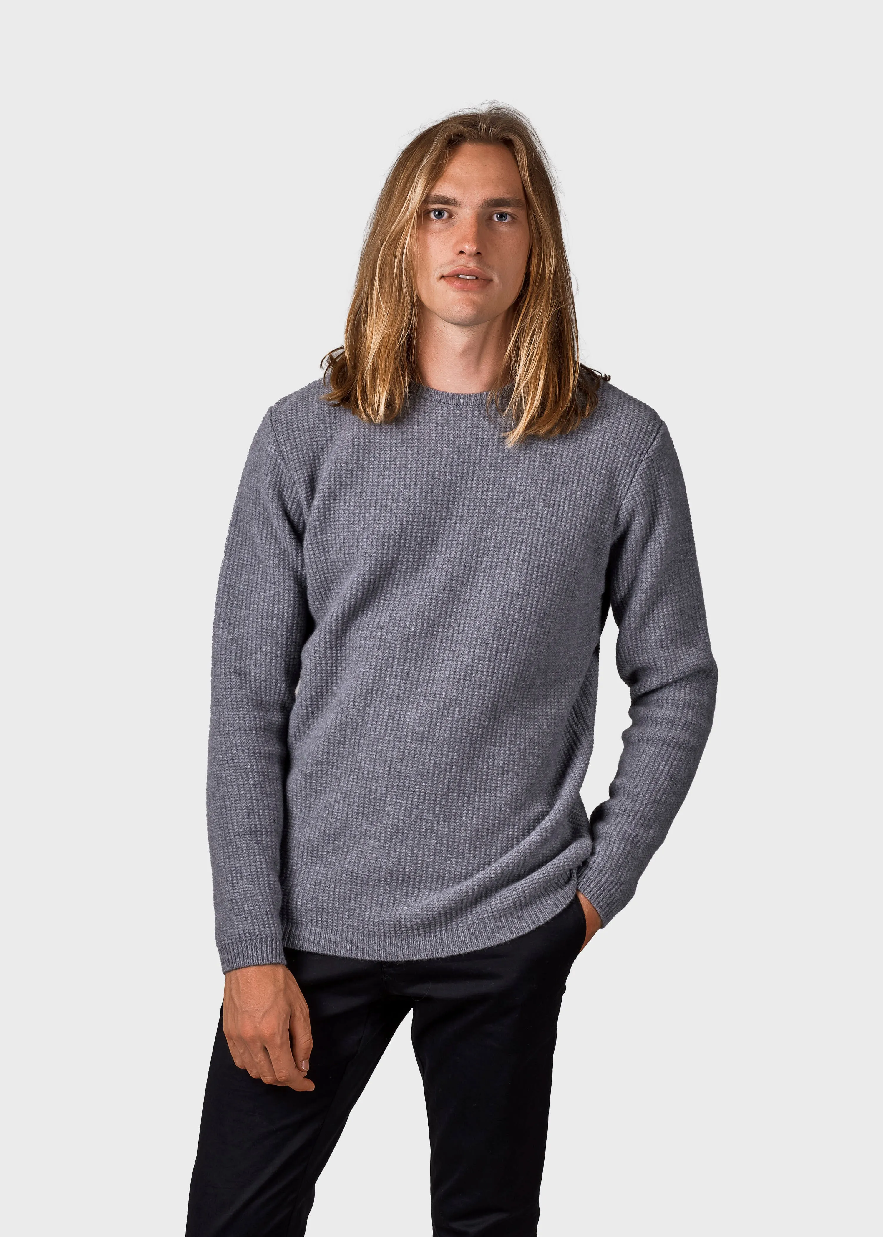 Frede knit - Light grey