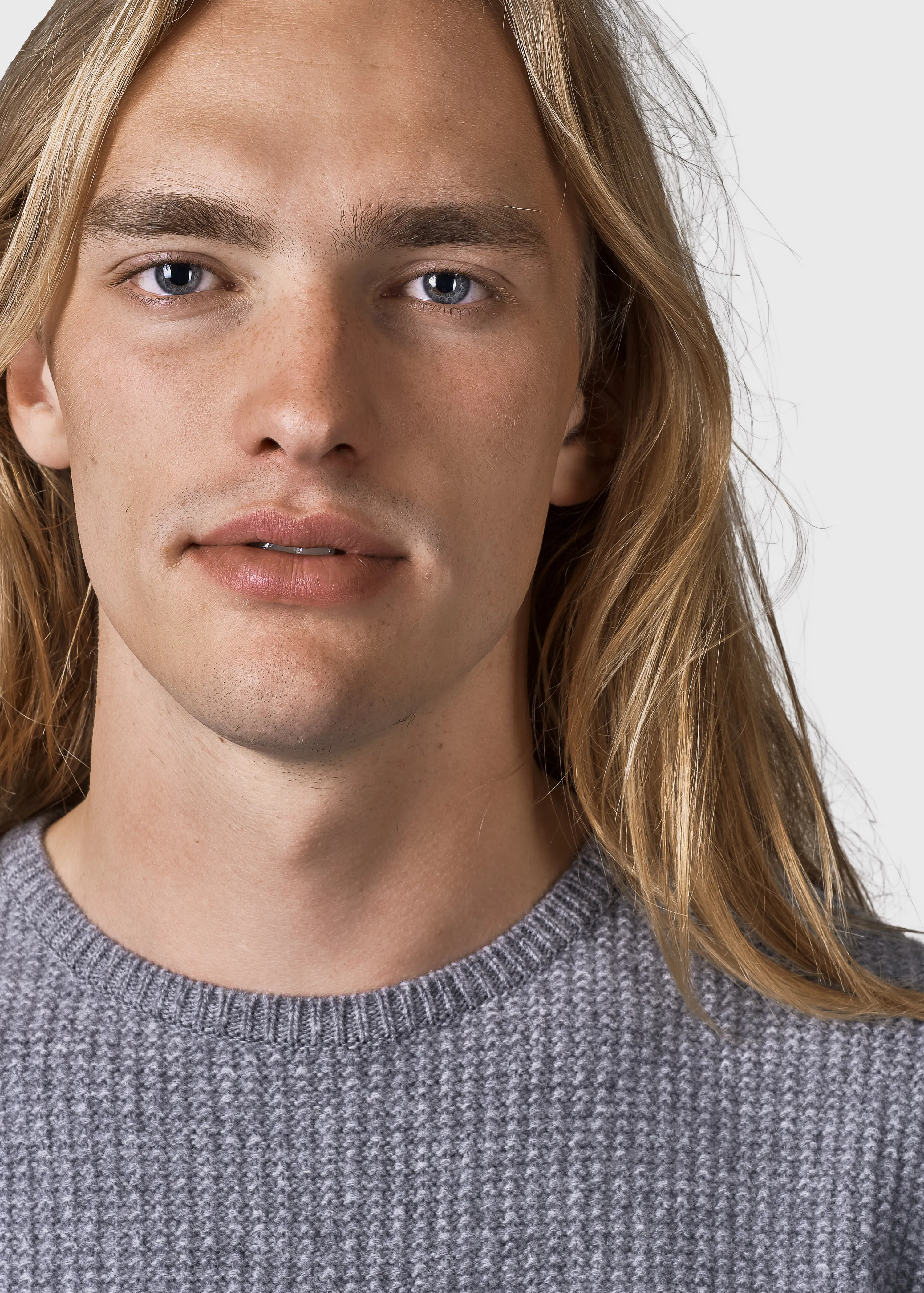 Frede knit - Light grey