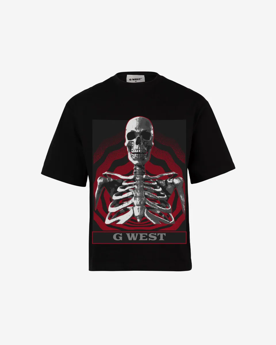 G WEST Skull of the unknown OVersized Tee GWROJMT6
