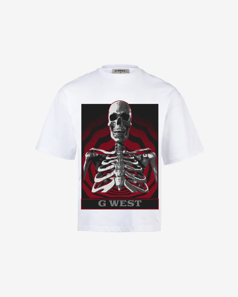 G WEST Skull of the unknown OVersized Tee GWROJMT6