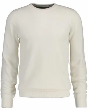 Gant Apparel Mens COTTON PIQUE C-NECK 113/EGGSHELL