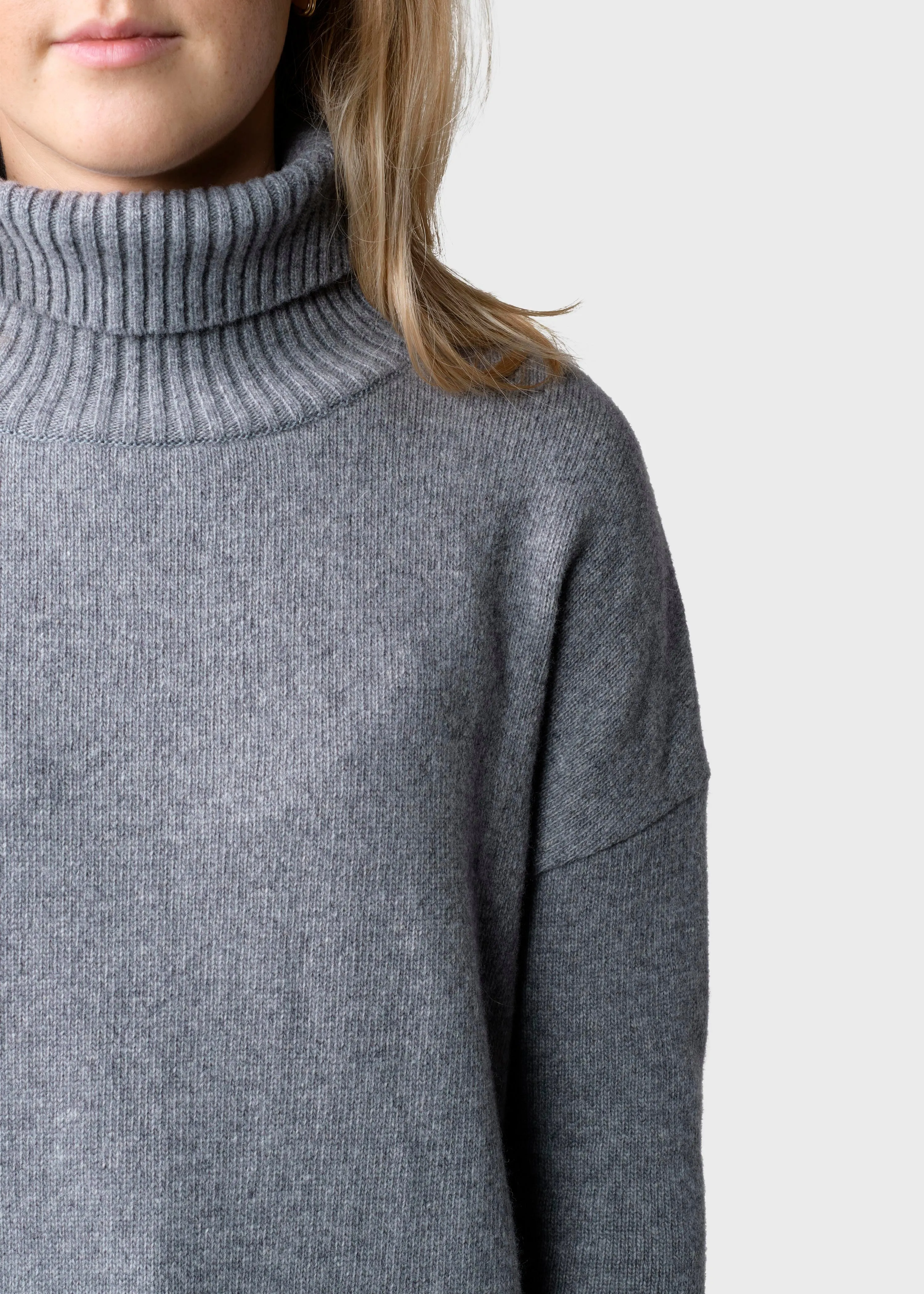 Gro knit dress  - Light grey