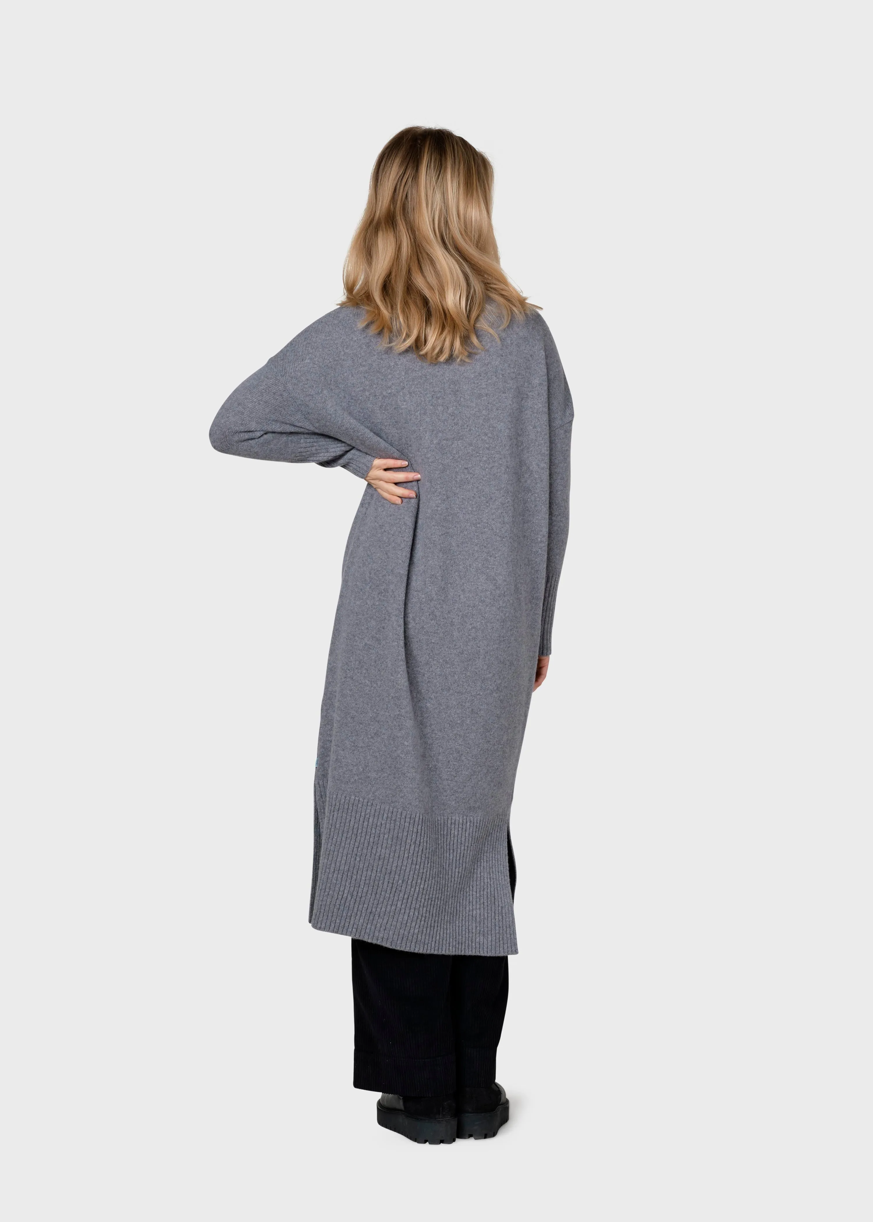 Gro knit dress  - Light grey