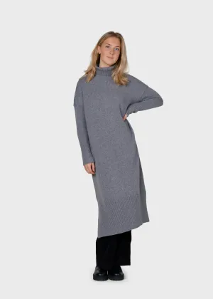 Gro knit dress  - Light grey