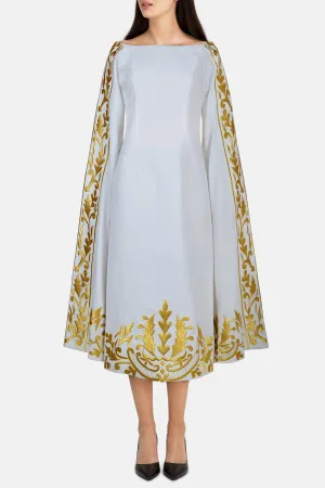 Her Majesty Embroidered Kaftan with Flared Sleeves