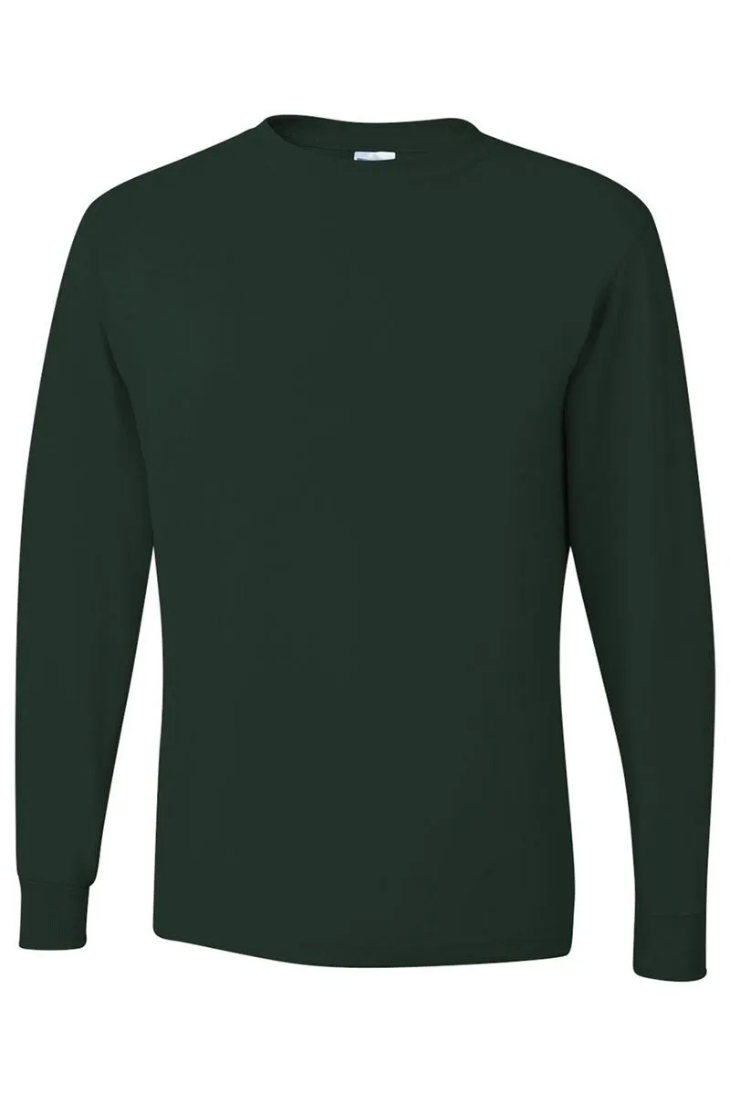 Howdy Christmas Coquette Boots Unisex Dri-Power Long-Sleeve 50/50 Tee