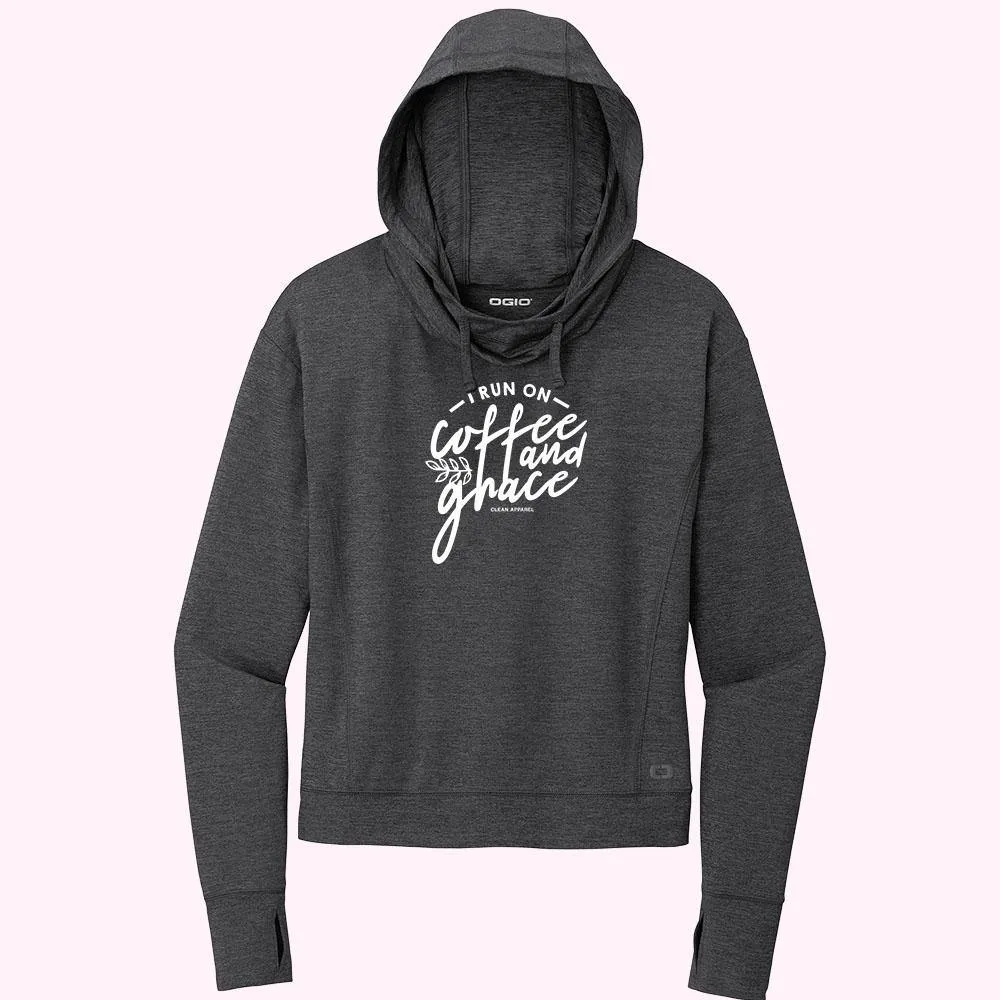 I Run Ladies Athletic Hoodies
