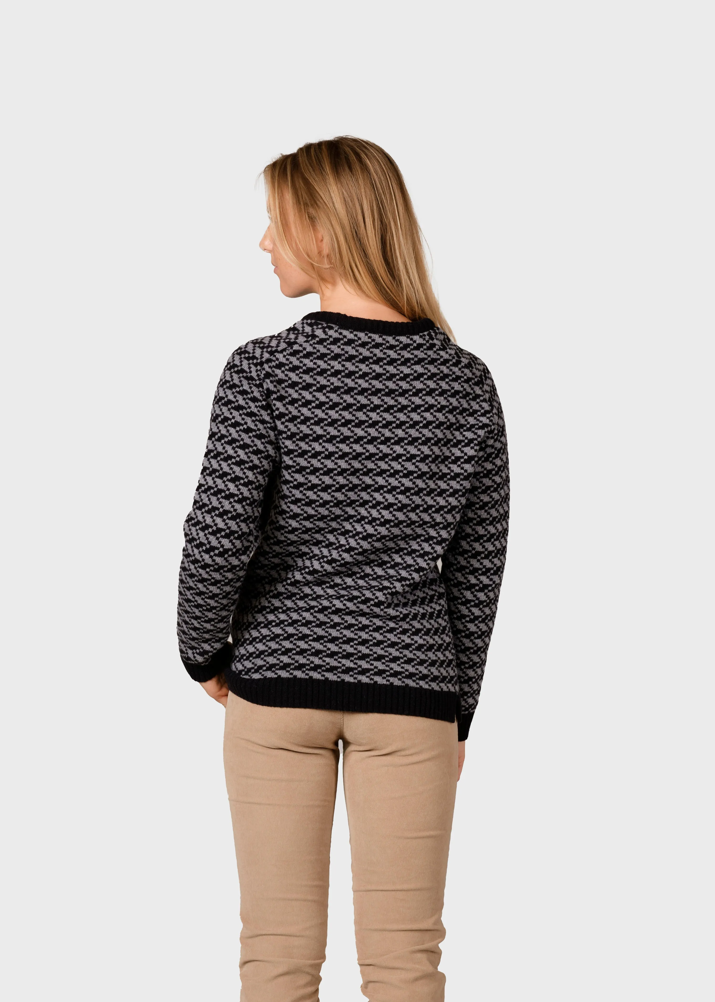 Ida knit - Black/light grey