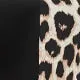 Leopard Long Sleeve Cold Shoulder Regular Plus Size Blouse