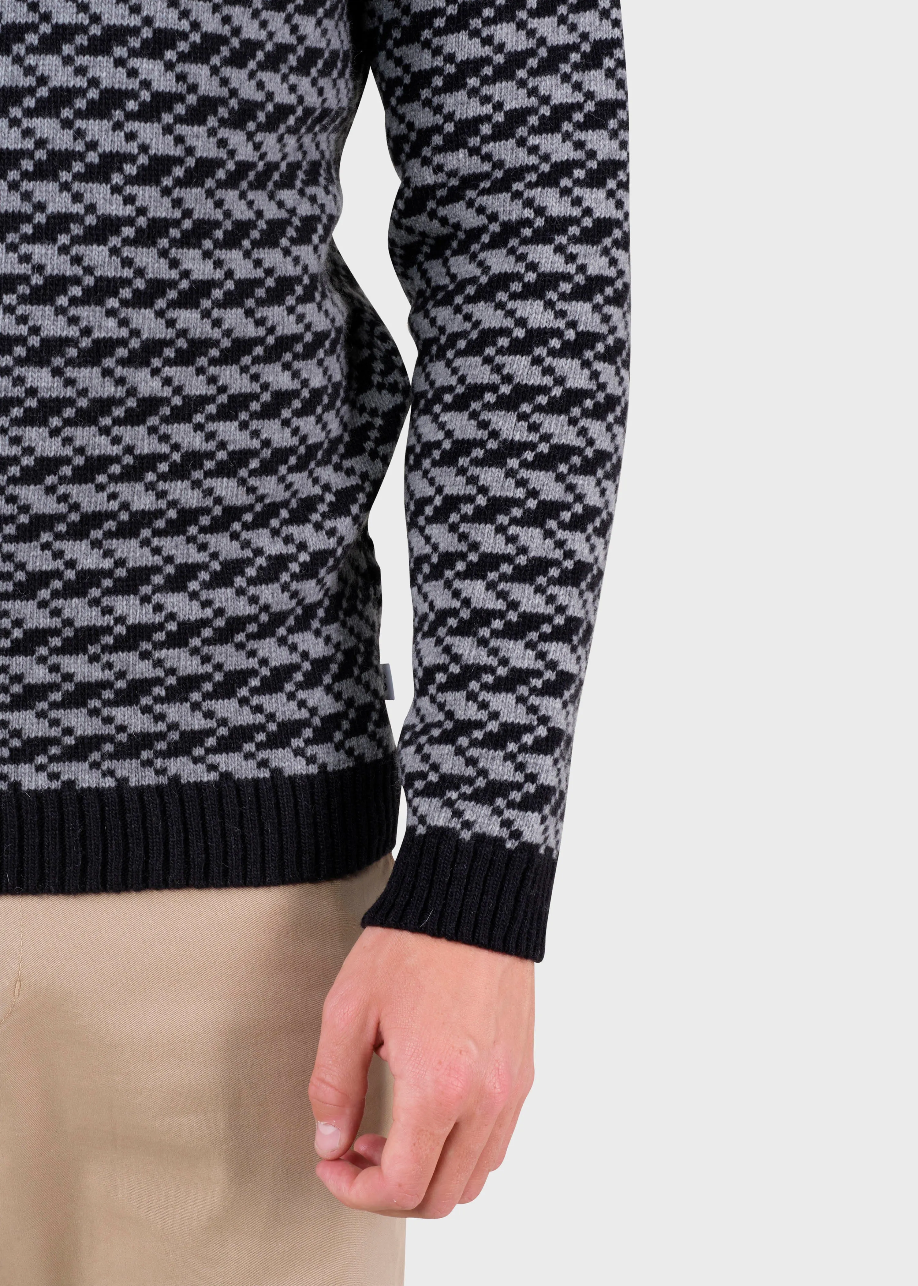 Milas knit - Black/light grey