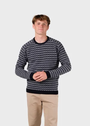 Milas knit - Black/light grey