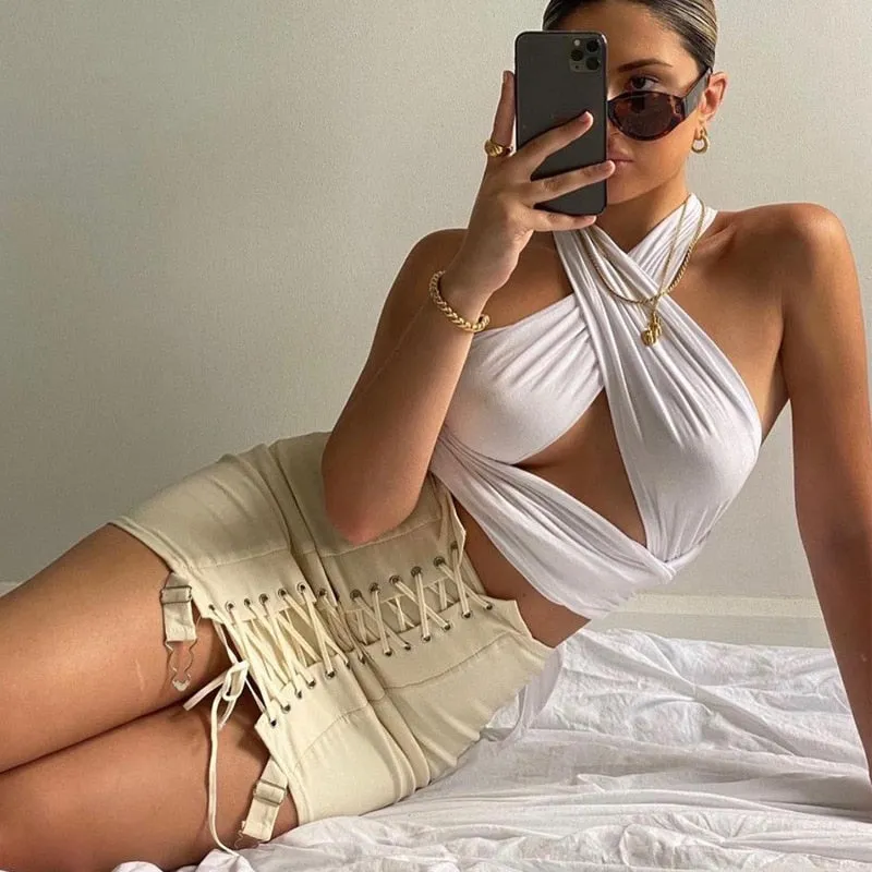 Multi-way Wrap Around Bandage Top