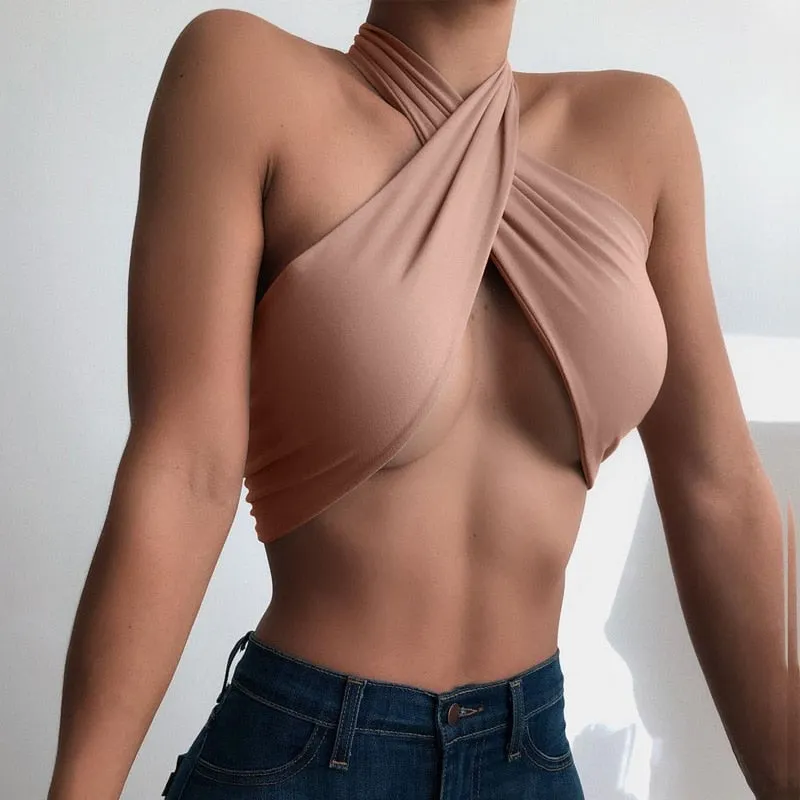 Multi-way Wrap Around Bandage Top