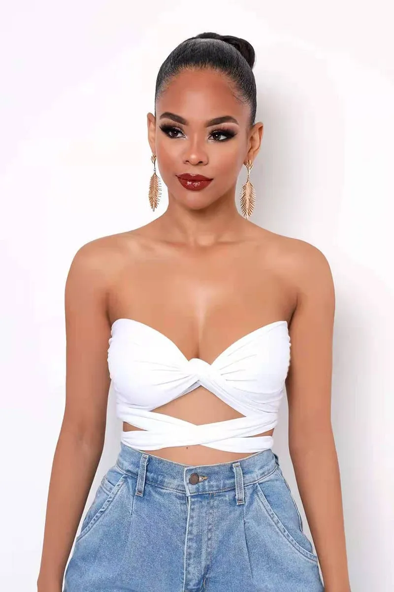 Multi-way Wrap Around Bandage Top