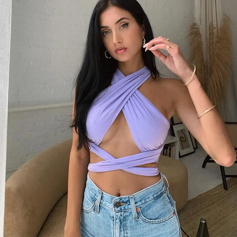 Multi-way Wrap Around Bandage Top