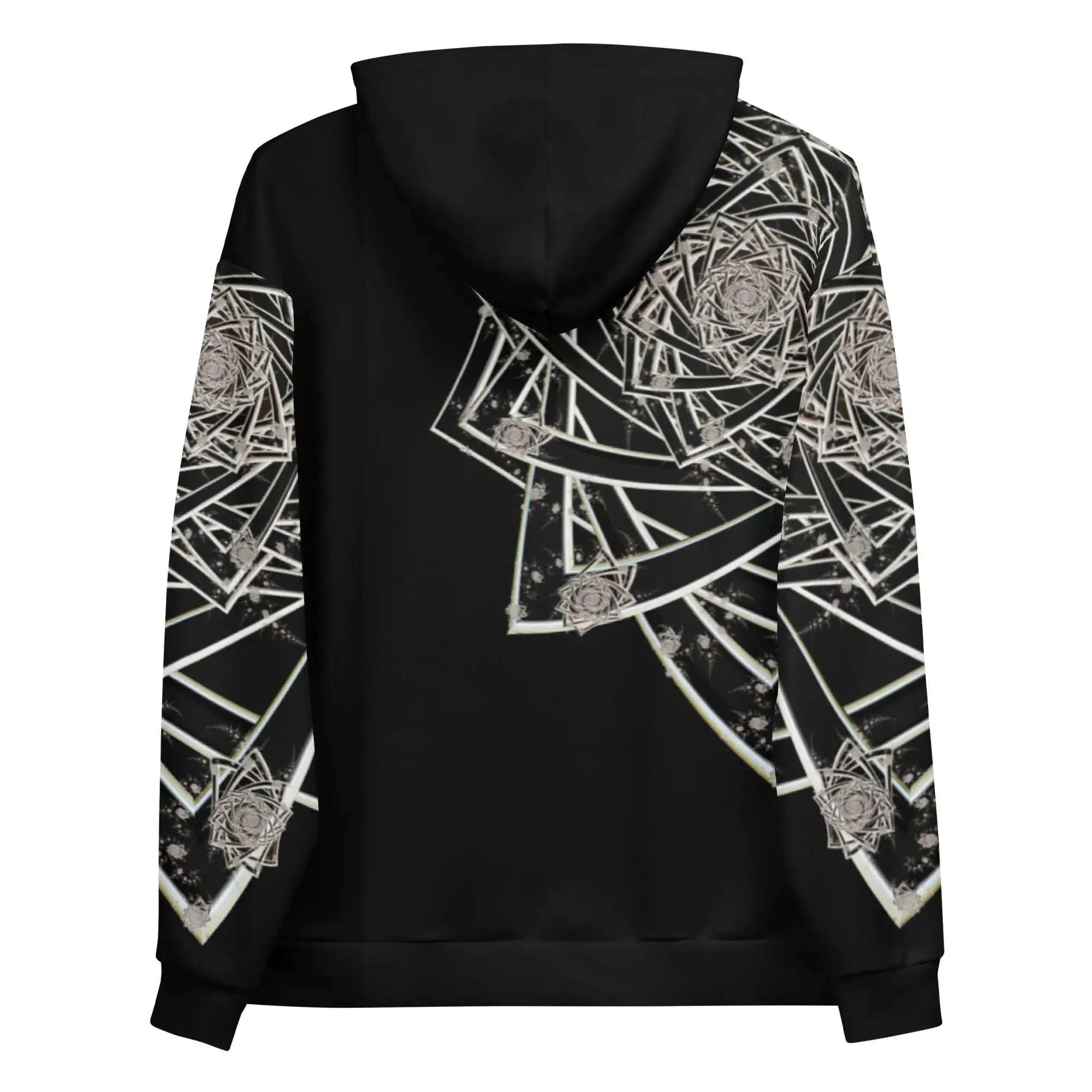 "Black Topological Rose" Collection - Unisex Hoodie