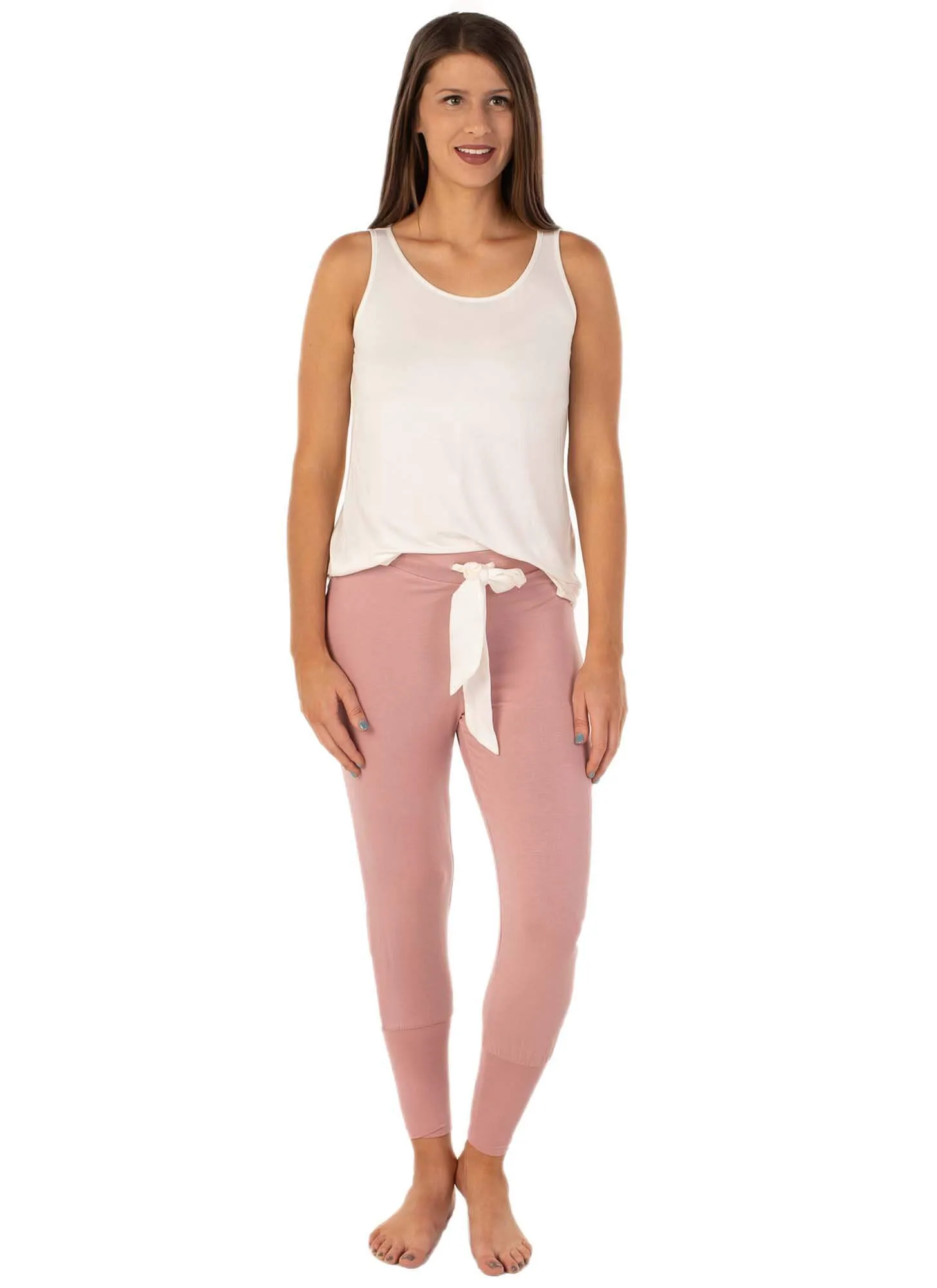 Riley Jogger Pant with Satin Drawstring - Clearance