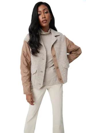 Short Jacket Curve Sleeve