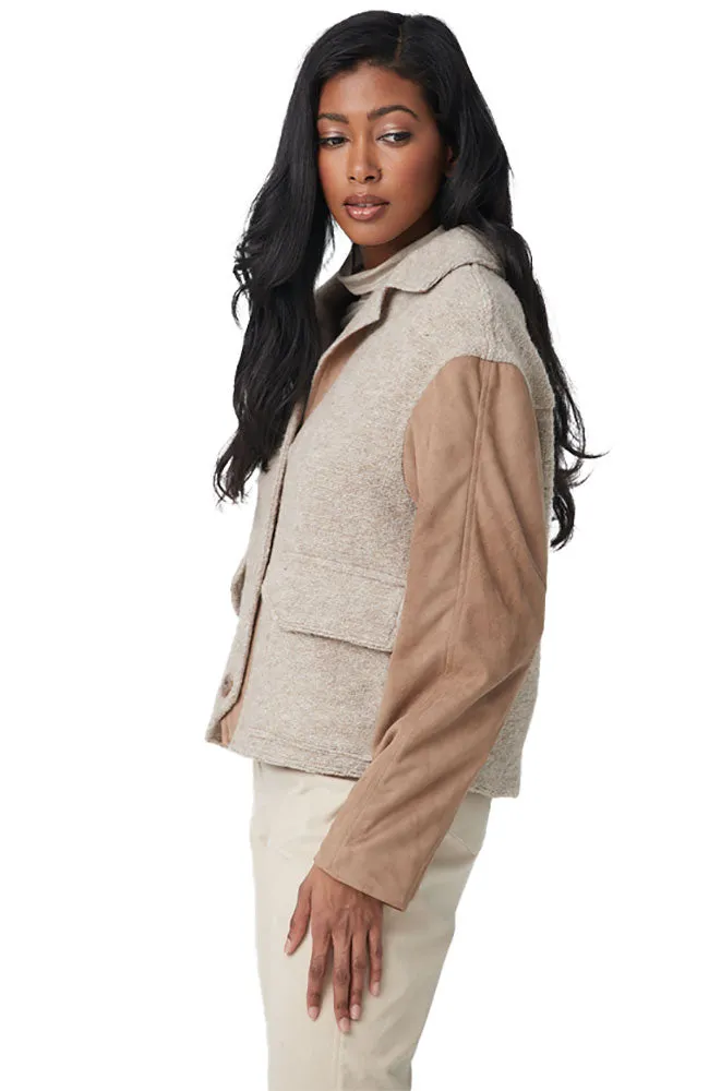 Short Jacket Curve Sleeve
