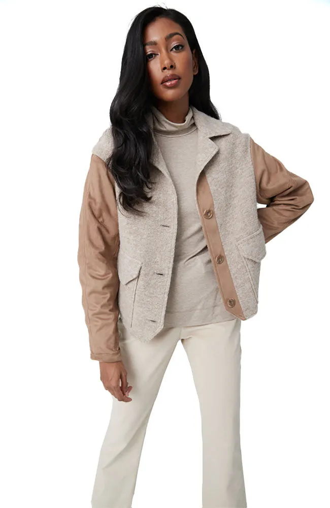 Short Jacket Curve Sleeve