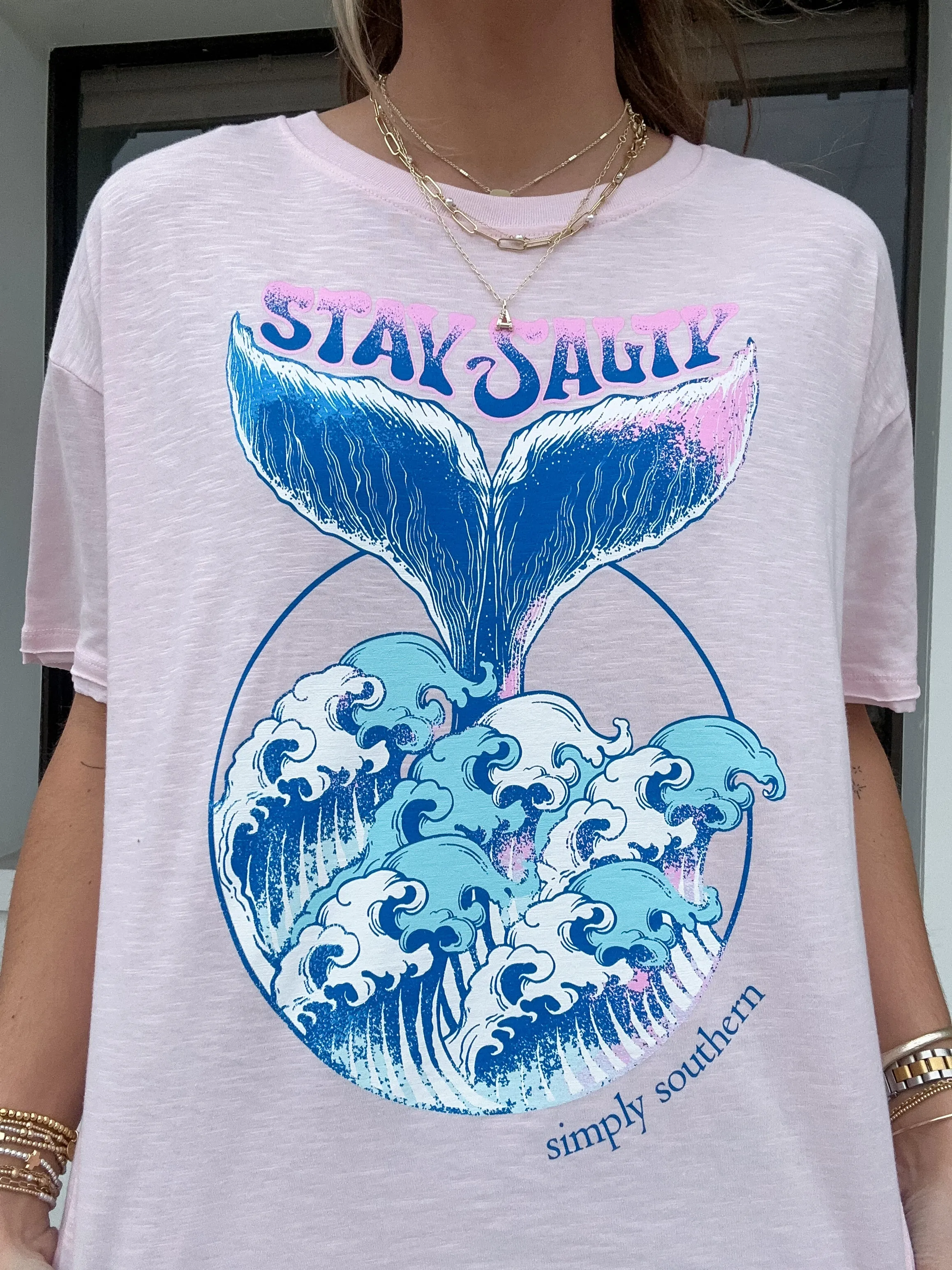 SS Boxy Stay Salty Tee