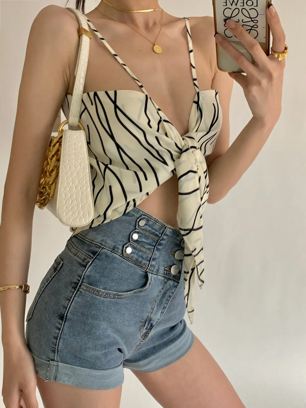 Versatile Style Top - Beige