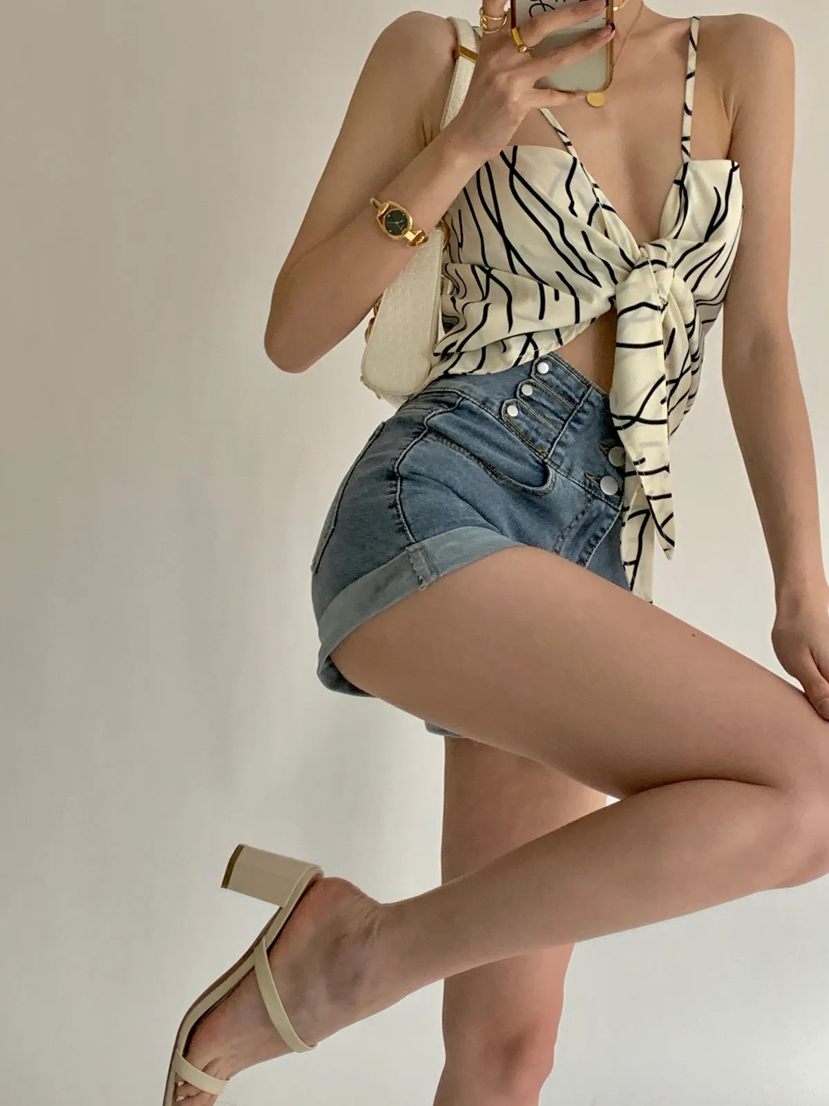 Versatile Style Top - Beige