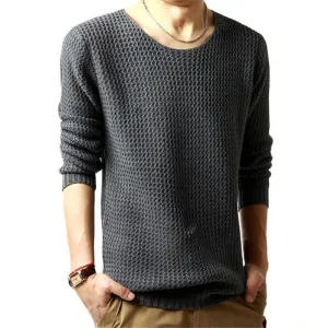 West Louis Hedging O-Neck Style Sweater