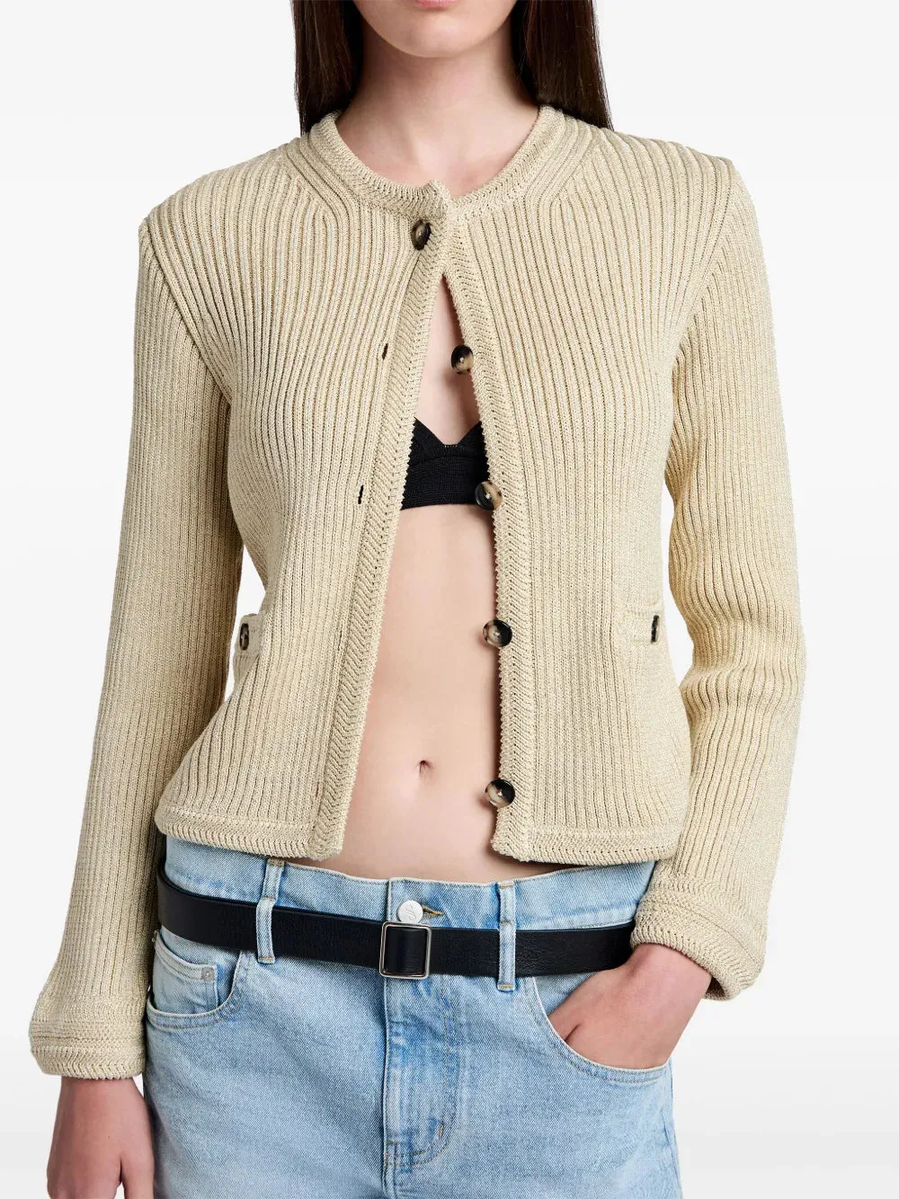 Wilson Knit Jacket in Light Wheat