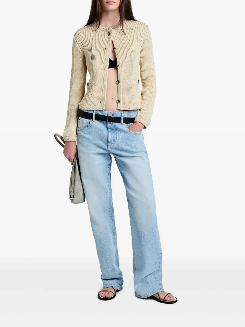 Wilson Knit Jacket in Light Wheat