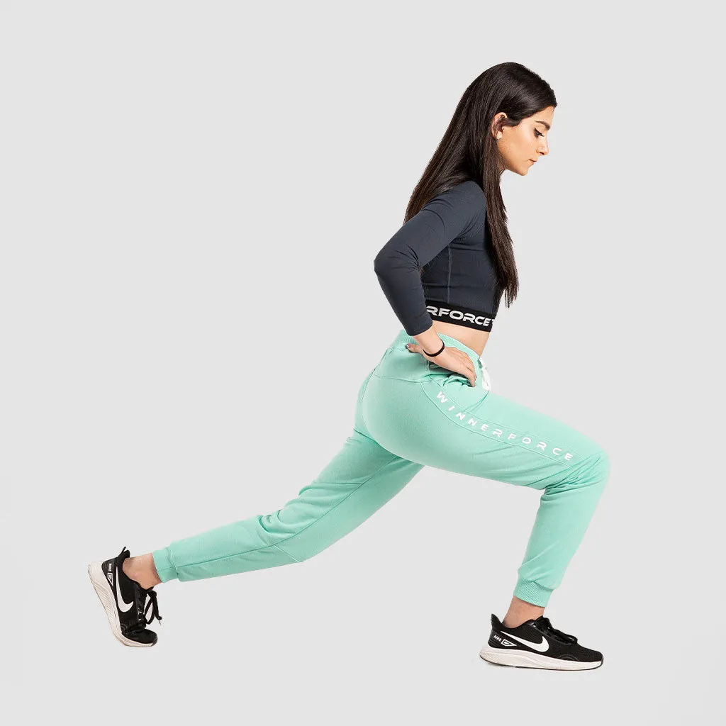 WOMEN RECHARGE JOGGERS(AQUA BLUE)
