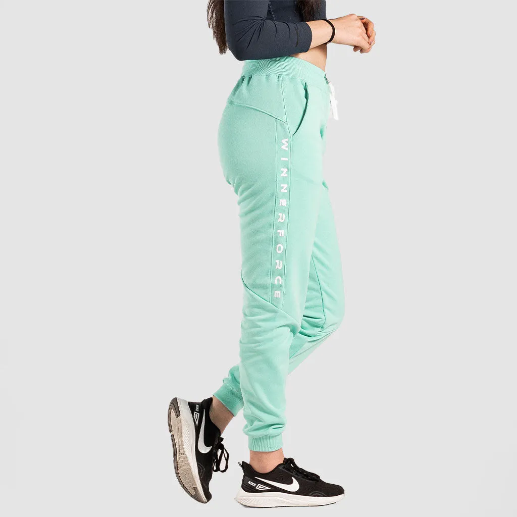 WOMEN RECHARGE JOGGERS(AQUA BLUE)