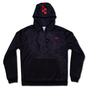 Yonex CNY2024 Linear Dragon Unisex Badminton Hoodie - Black