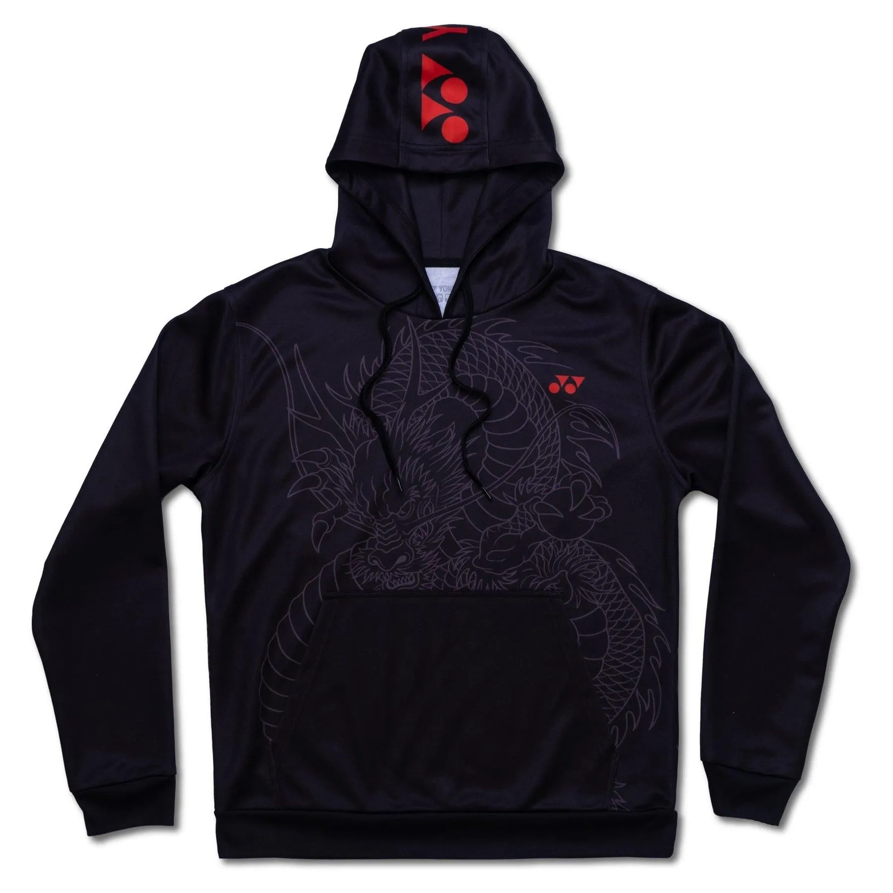 Yonex CNY2024 Linear Dragon Unisex Badminton Hoodie - Black